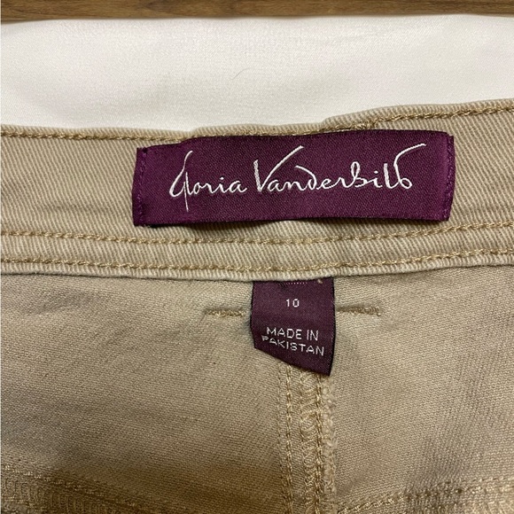 Gloria Vanderbilt size 10 khaki pants - Picture 6 of 7